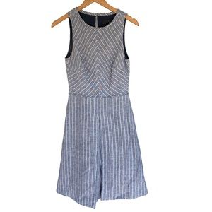 J Crew Linen Lined Sleeveless Dress Size 6